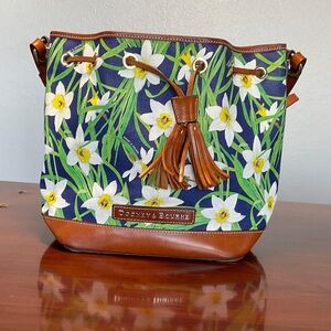 Dooney & Bourke :   Blue Floral Shoulder Bag